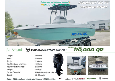 AquaJet 20 ft SpeedBoat 115 HP