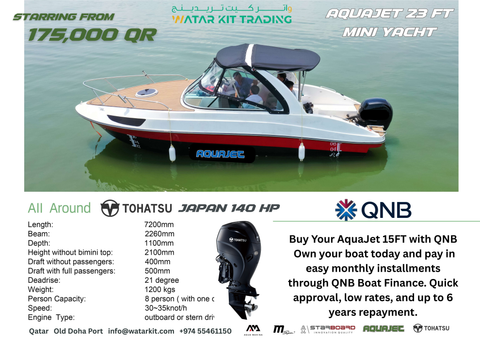 AquaJet 23ft Mini Yacht